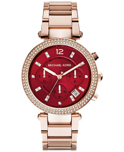 parker rose gold relogios michael kors|Michael Kors parker.